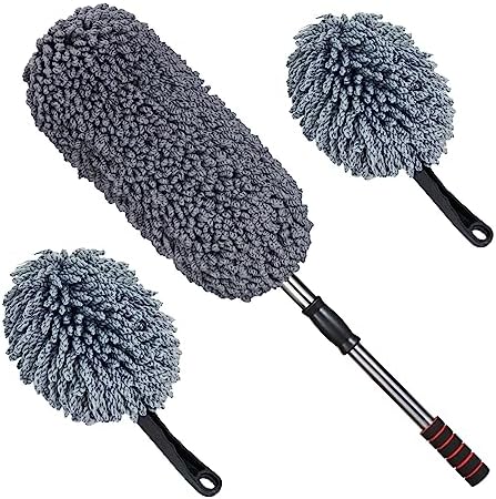 IPELY 3 Pack Large Microfiber Car Duster Exterior Scratch Free by IPELY