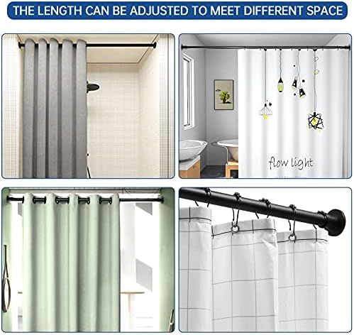 BRIOFOX Industrial Shower Curtain Rod - Image 6