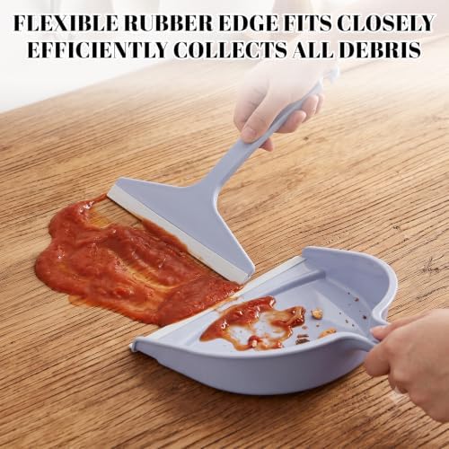 6 Pcs Small Broom and Dustpan Set, Portable Handheld Sweeping Brush Combo - Image 7