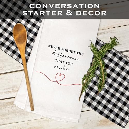 Never Forget the Difference That You Make Kitchen Towel 18x24 Inch - Image 6