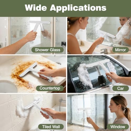 Roylvan Silicone Shower Squeegee, All-in-One Shower Squeegee - Image 7