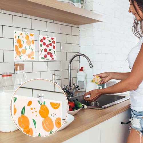 6 Pack Fruit Swedish Dishcloths - Image 5