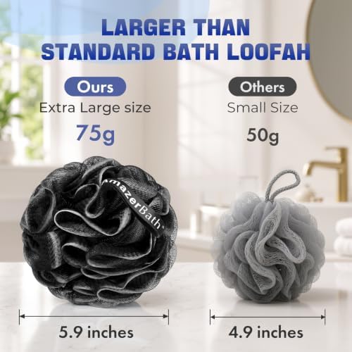 AmazerBath Loofah Sponge 75g/Piece, Loofah - Image 6