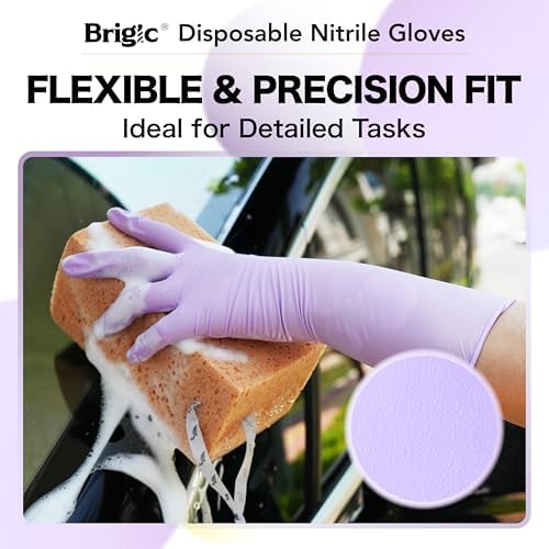 12 Inch Long Cuff Nitrile Gloves, Disposable Gloves - Image 4
