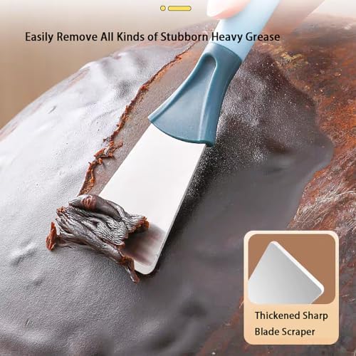 2-in-1 Dual Head Kitchen Scraper Brush, 2 Pack - Image 5