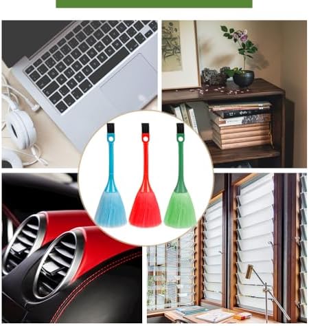 ZORZA 3Pcs Mini Dusting Brush Fluffy Microfiber Duster Anti Static Keyboard - Image 2