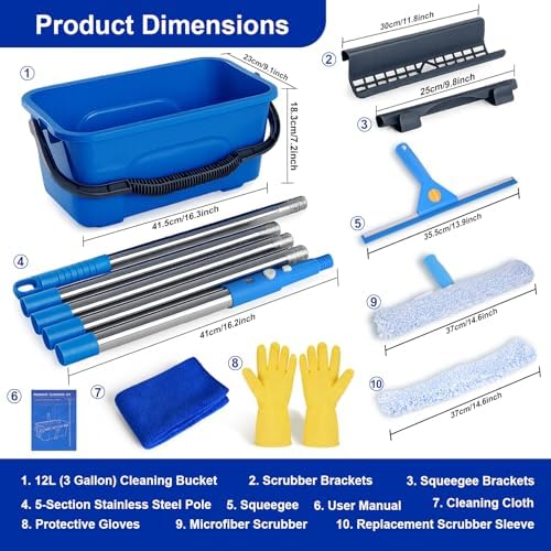 Professional Window Cleaning Kit, Window Washing Kit - Image 2