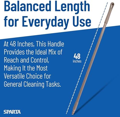 SPARTA 41225EC01 Fiberglass Broom Handle, Mop Handle, Replacement Handle - Image 5