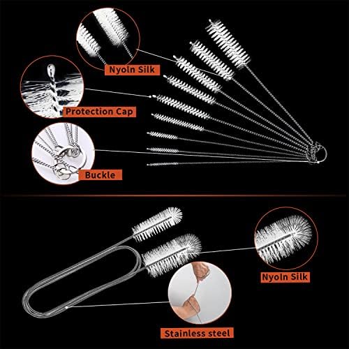 10 Pcs Flexible Drain Brush Straw Cleaner Brush Set, Pipe Cleaners Brush - Image 5