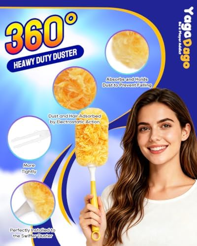 6ft Extendable Handle Duster Refill Compatible - Image 3