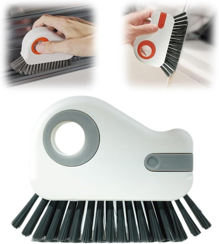 2 in 1 Groove Cleaning Brush, Window Track Cleaner Brush by BYXIWA