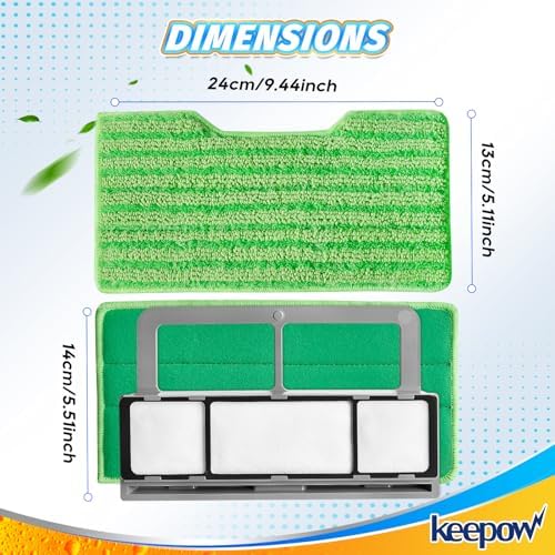 KEEPOW 4Pk Mop Pads Compatible - Image 5