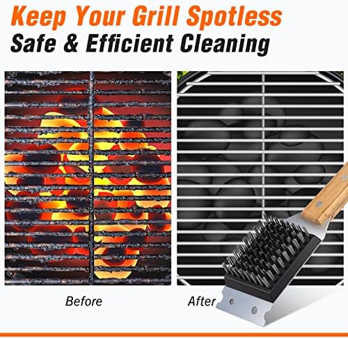 SIMPLETASTE Grill Brush and Scraper - Image 4