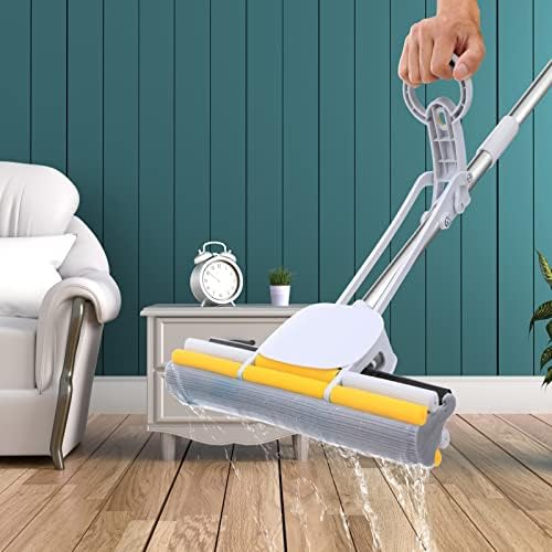 PVA Sponge Mops 60" Long Handle 15" Head - Image 4