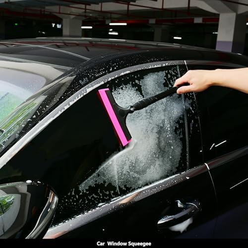 EHDIS 8 Inch Wide Silicone Window Tint Squeegee 16‘’ -45 ‘’ Long Handle - Image 4