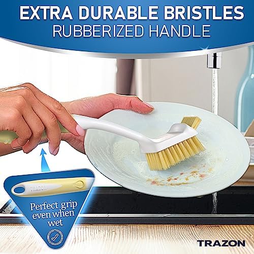 Dish Brush Set of 5 with Holder - Image 6