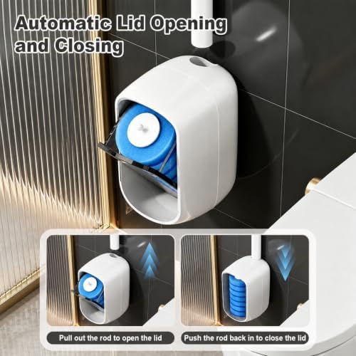 MOPUP Disposable Toilet Brush Set, 35 Refills - Image 2