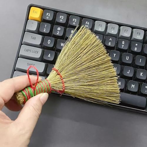 Mini Straw Broom, Desktop Cleaning Broom by Unknown