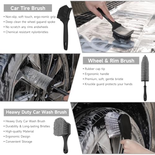 Car Detailing Kit, Car Detailing Brush Set, Car Cleaning Kit, Auto Detailing - Image 5
