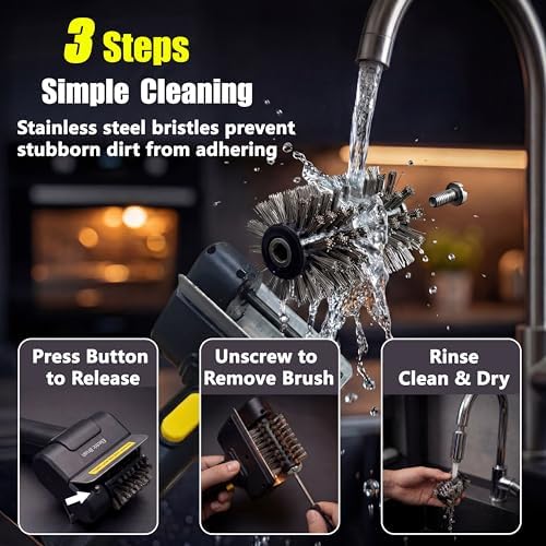 Electric Grill Brush, BBQ Grate Cleaner - Image 6