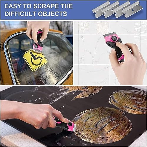 DEKEones Razor Blade Scraper, Double Edged Razorblade Scraping Tool - Image 6