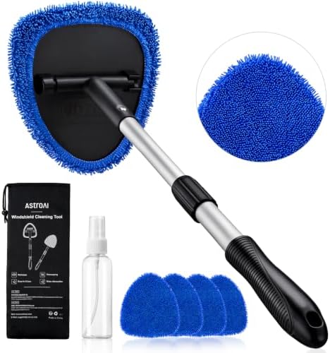 AstroAI 21" Extra-Long Windshield Cleaner Tool & Car Interior Detailing Kit by AstroAI