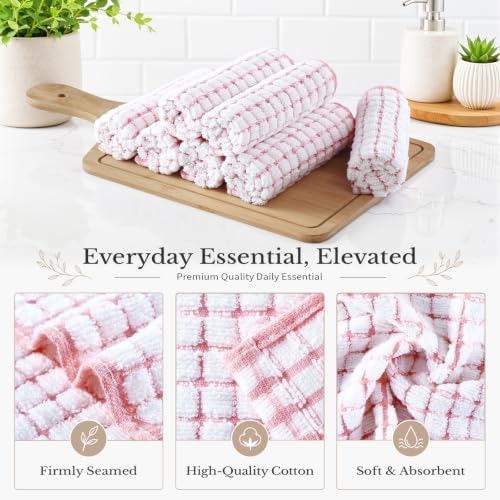 Homaxy 16 Pack Terry Kitchen Dish Cloths - Image 2