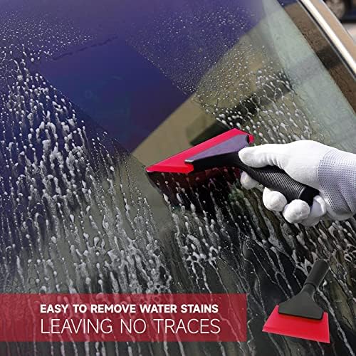 FOSHIO Small Squeegee with 5 Inch Rubber Blade Mini Wiper Window Tinting Tools - Image 6
