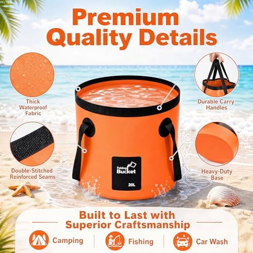 5 Gallon 4 Pack Collapsible Bucket - Image 3