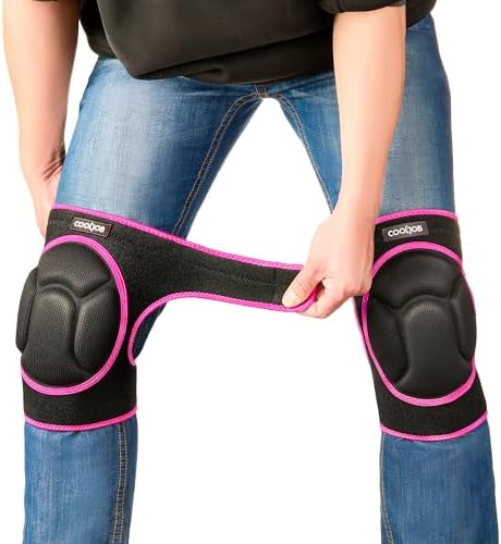 COOLJOB Women Knee Pads for Gardening Work, Floor Cleaning by COOLJOB