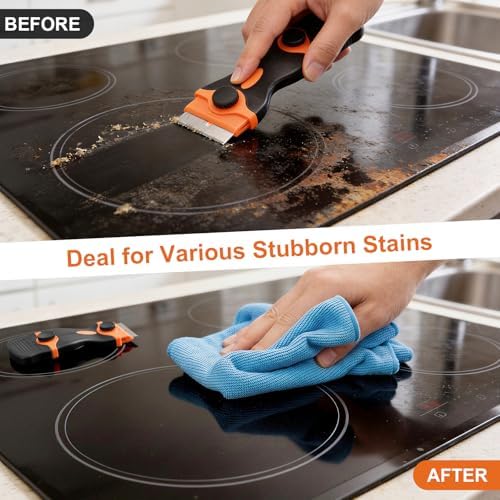 2 Pack Razor Blade Scraper Tool, 2-in-1 Razor Scraper - Image 6
