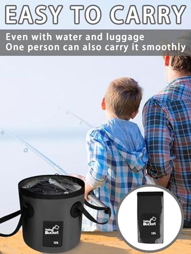Collapsible Bucket with Handle, Lightweight 5 Gallon 20L - Image 6