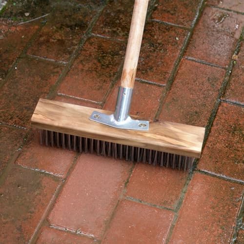 Heavy Duty Deck Scrub Brush, 30CM Stiff Deck Brush Multi Purpose Heavy Duty - Image 6