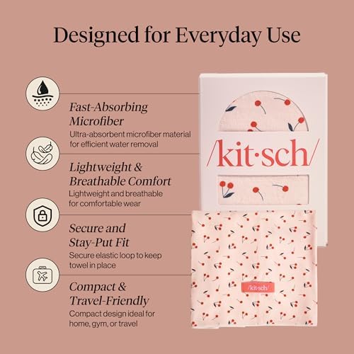 Kitsch XL Microfiber Hair Towel Wrap - Image 3