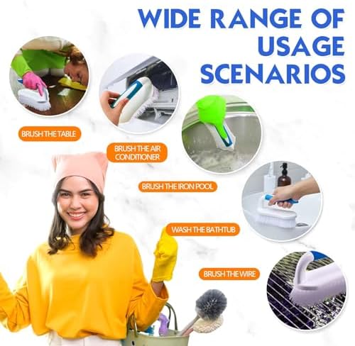 Lallisa 12 Pcs Scrub Brush Bulk - Image 4