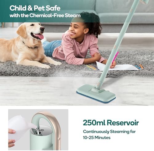 Newbealer Steam Mop & Detachable Handheld Cleaner, 1200W Floor Steamer - Image 3