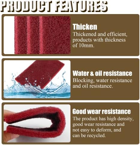 4 Pcs 4.7x7.9 Inch 7447 Fine Scuff Pads - Image 3