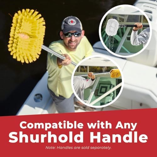 Shurhold 6" Polystyrene Medium Bristle Deck Brush - Image 6