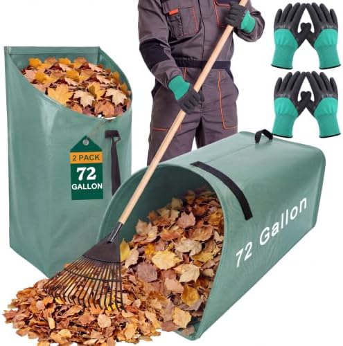 Fourluoo 2 Pcs 72 Gallon Leaf Collector by Fourluoo