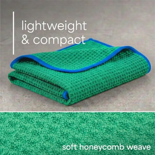 S&T INC. Microfiber Gym Towels, 3 Pack, Honeycomb Brights - Image 5