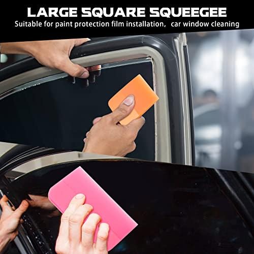 4 Pcs PPF Squeegee Soft Silicone Rubber Scraper, Anti Scratch TPU Coating - Image 6
