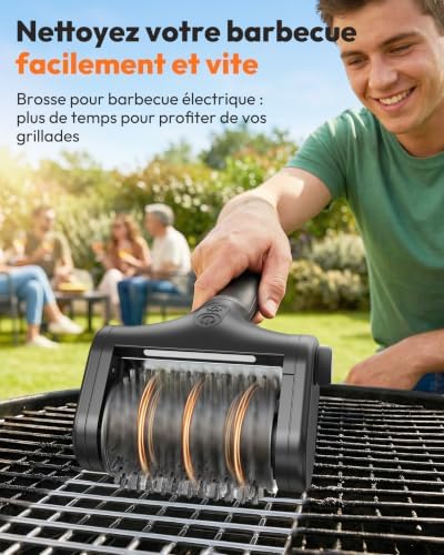 Cordless Rechargeable Dual-Speed Electric Grill Brush - Image 3