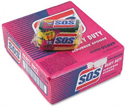Clorox 91029 S.O.S Heavy-Duty Scrubber Sponge 3-Pack - Image 3