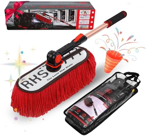 Extendable Car Duster, Long Star Wax Cotton by RIDEKINGS