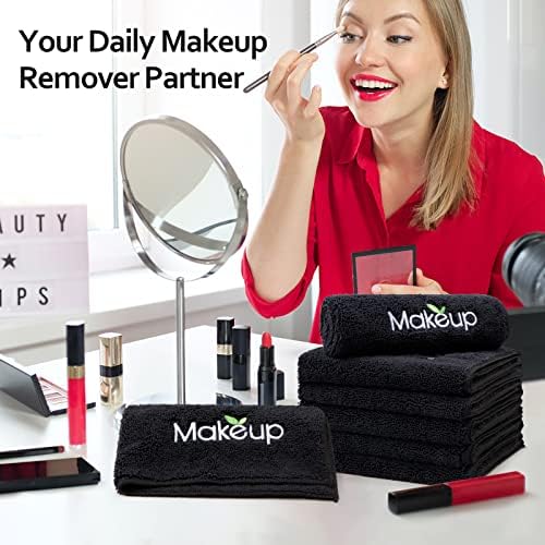 Orighty Microfiber Makeup Remover Cloths, 13 x 13 Inch, 6 Pack - Image 7