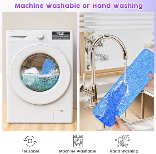Reusable Mop Pads for Swiffer PowerMop, Mop Refills for Multi-Surface Floor - Image 5