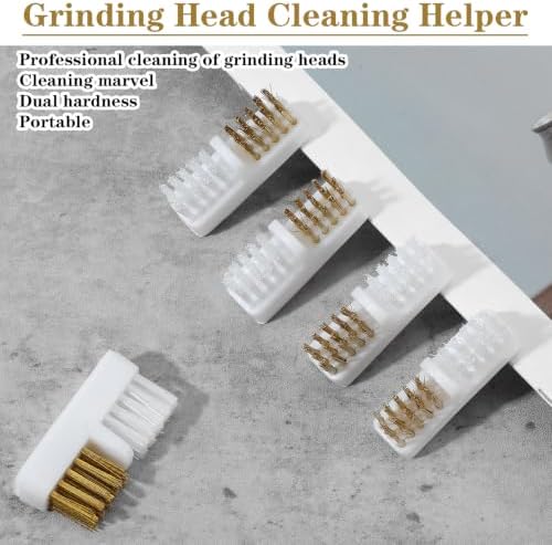 6Pcs Nail Cleaner Brush, Nail Drill Bit Wire Cleaner Brush - Image 6