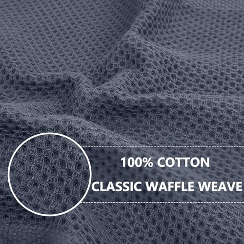 Homaxy 100% Cotton Waffle Weave Kitchen Dish Cloths - Image 2