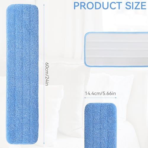 Replacement Microfiber Pad for Rubbermaid Commercial 24 Inch Mop Head - Image 6
