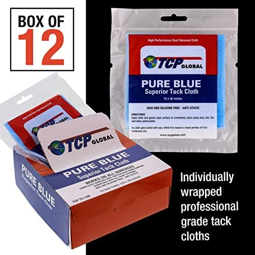 TCP Global Pure Blue Superior Tack Cloth, Tack Rags - Image 2